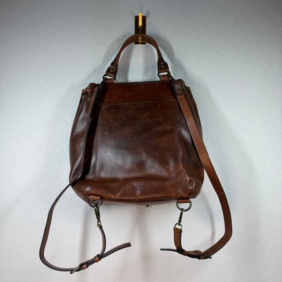 Women's Rachel Roy Leather‎ Backpack Purse with Magnetic Front Closure - Picture 5 of 8